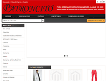 Tablet Screenshot of patroncitousa.com